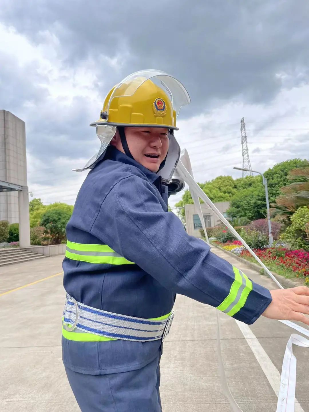 消防演習進金鷹，筑牢平安“防火墻”